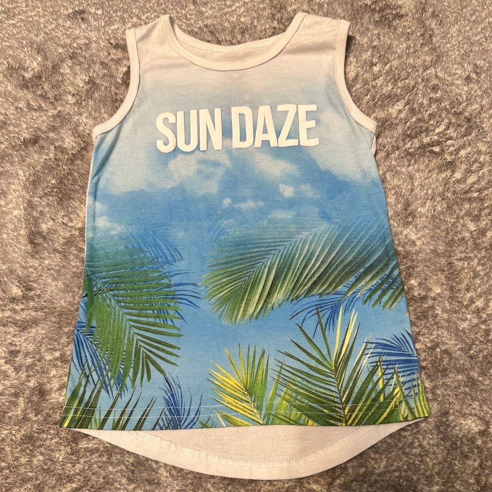 Size 4/5 Boy Summer Sleeveless boy shirt